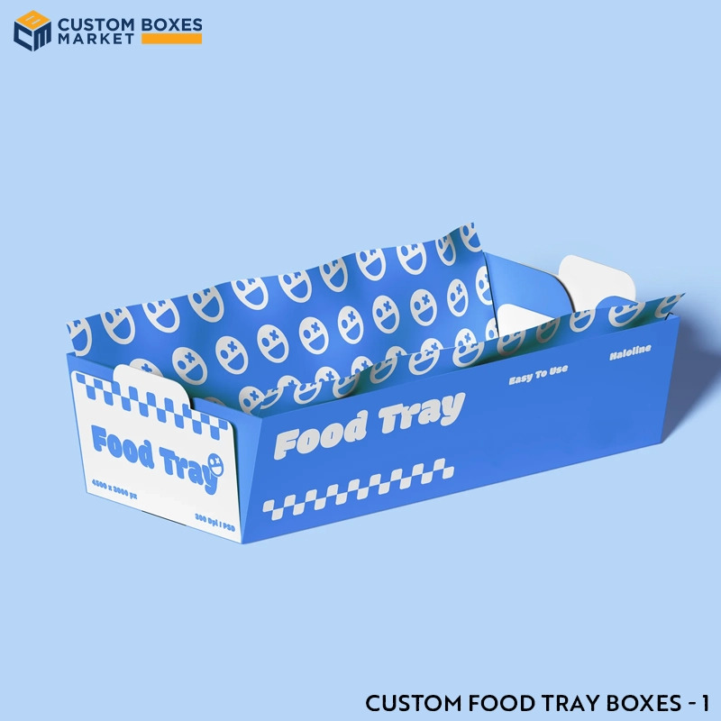 Custom food tray boxes